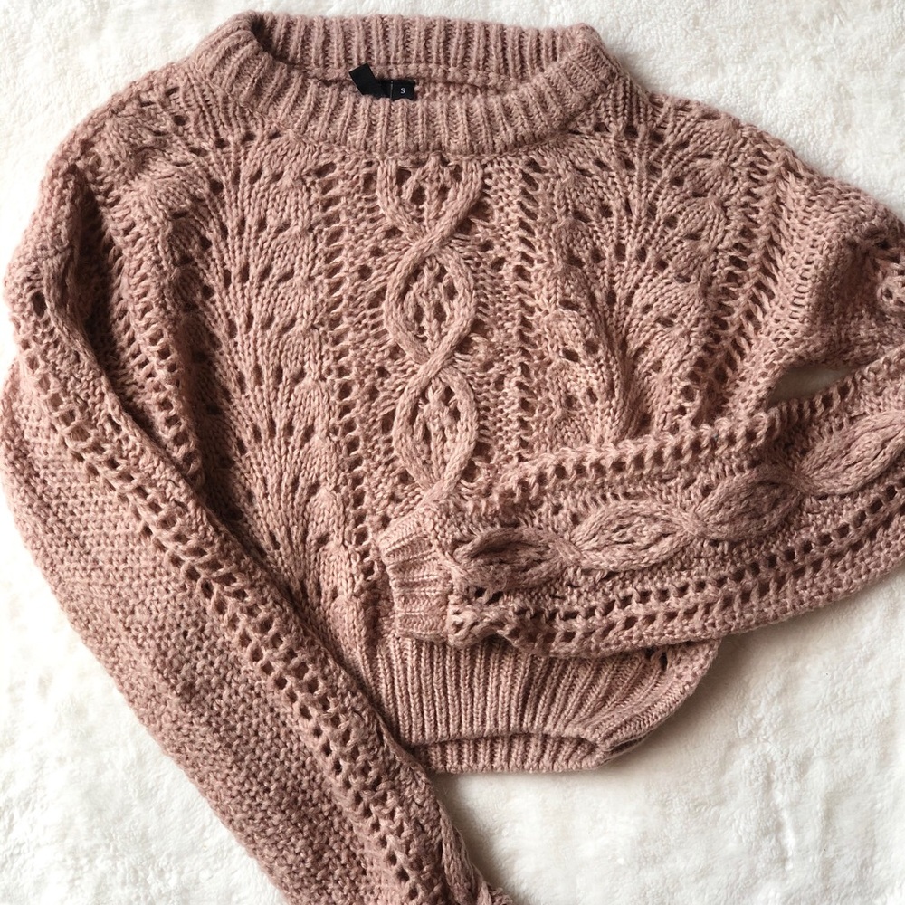 Cropped sweater